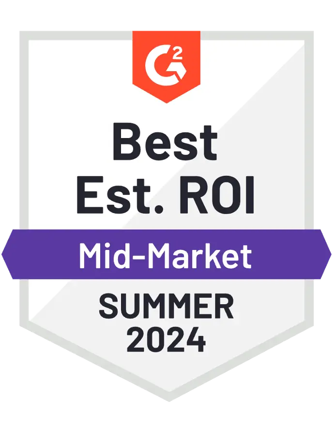 Acumatica Best ROI G2 Award 2024