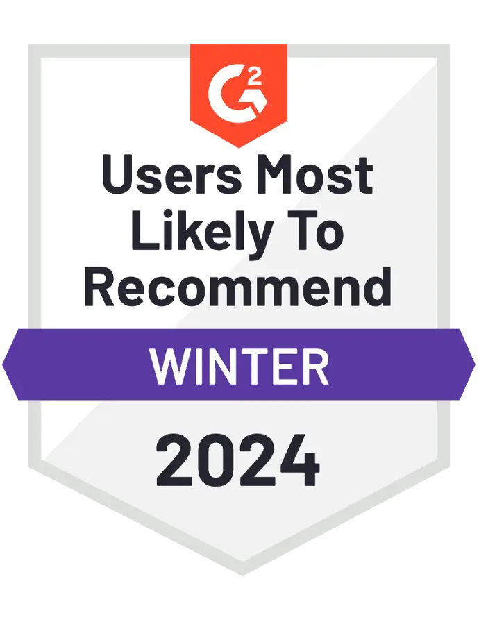 Acumatica Most Recommended G2 Award 2024