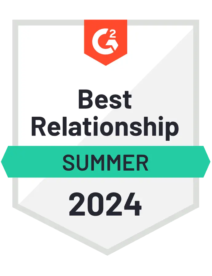 Acumatica Best Relationship G2 Award 2024