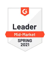 Odoo leader G2 award 2021