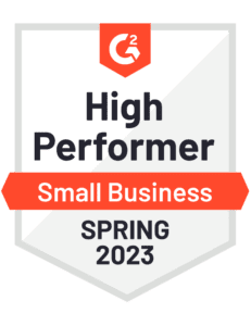 Odoo high performer G2 award 2023